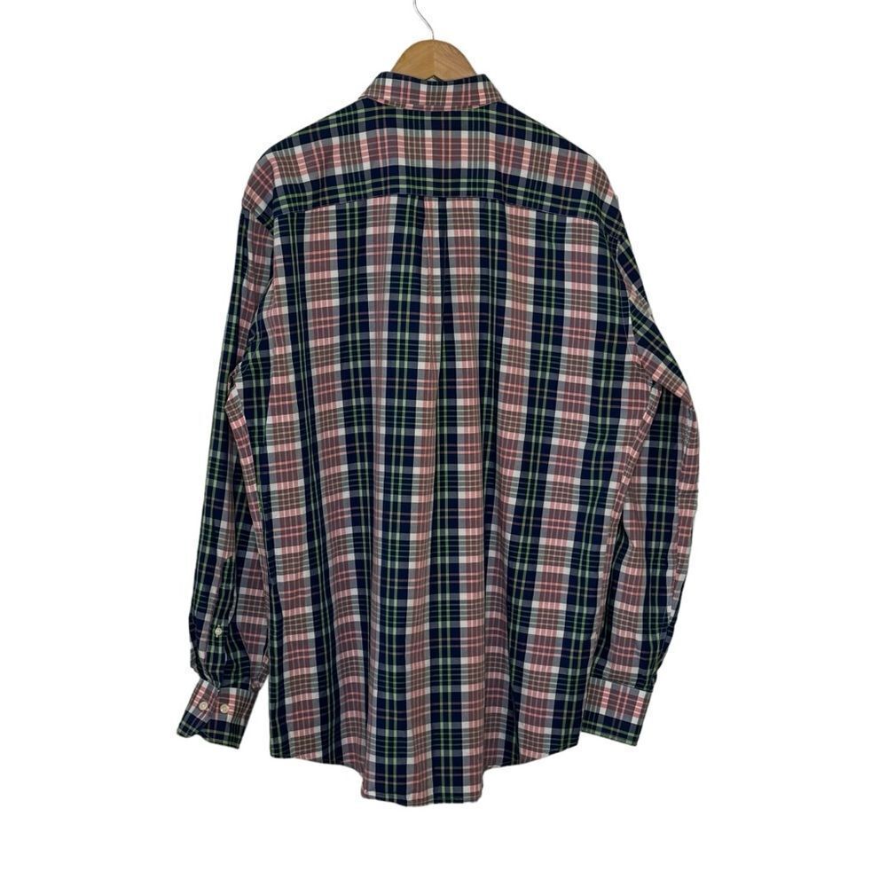 Peter Millar Men's Multicolored Plaid Button-Down Shirt Size XL - Picture 3 of 8